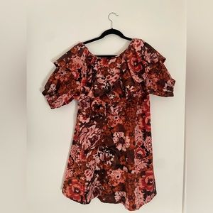 Damson Madder Goldie Frill Dress